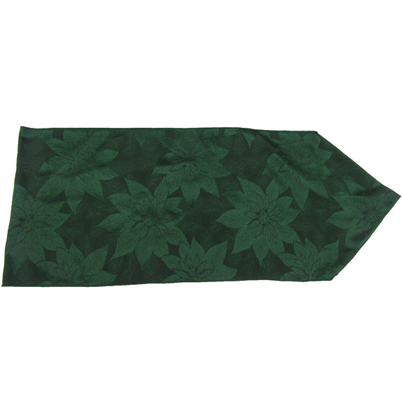 Green Floral Home Decor Table Runner 68"x13.5" Holiday Festive Dining - Picture 1 of 9